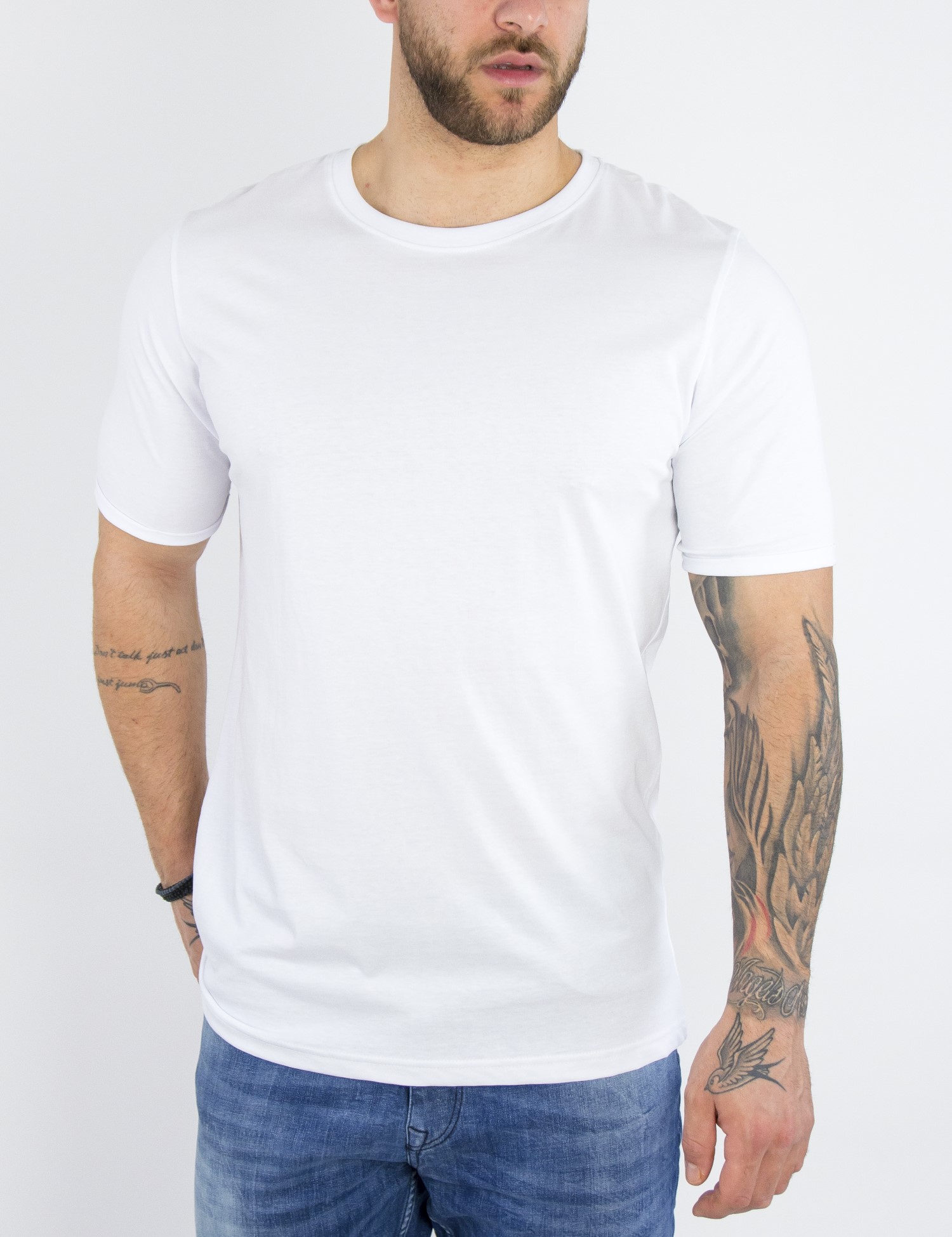 NDC NDC ανδρικο λευκο T-shirt 2329100W